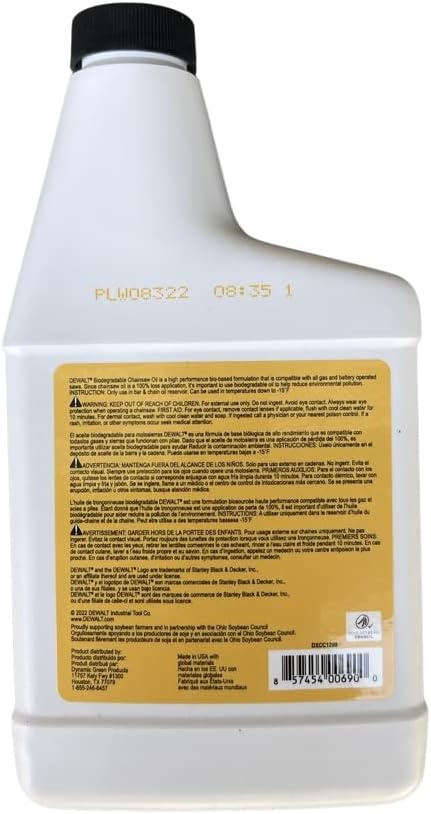 16 oz. Biodegradable Bar and Chain Oil