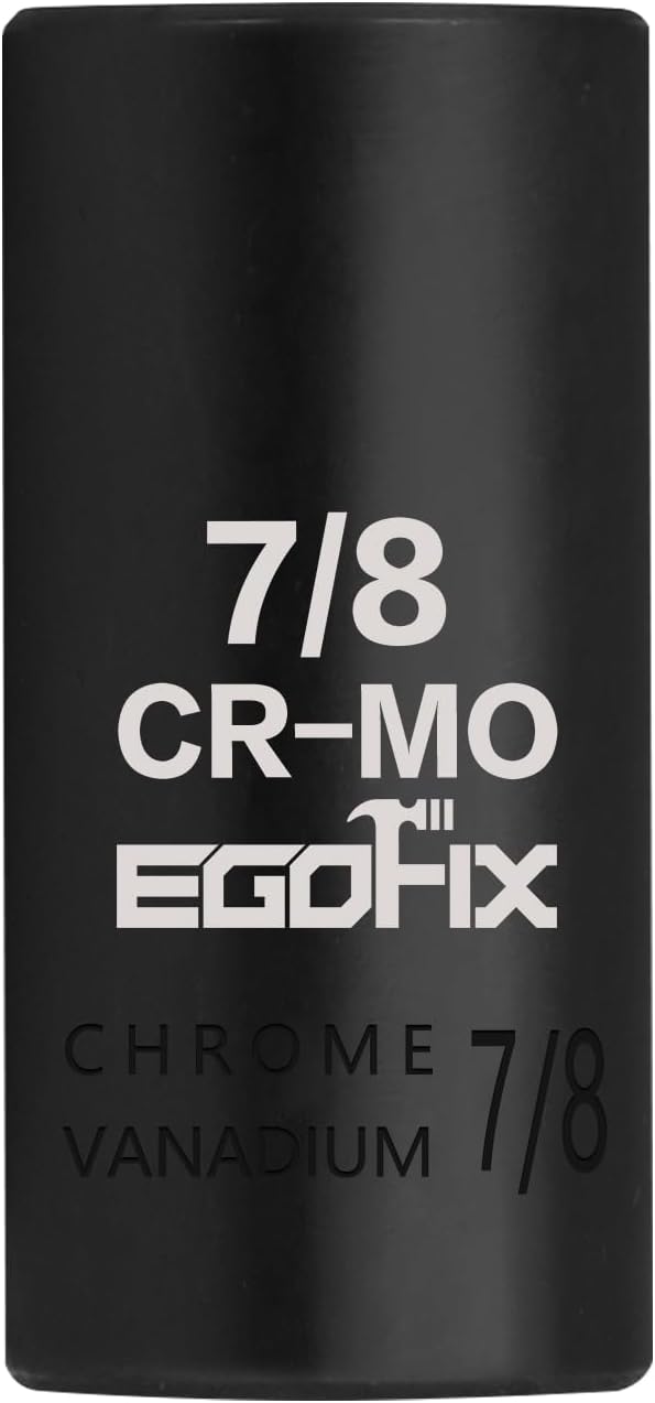1/2" Drive Deep Impact Socket, 18mm Socket, CR-MO, Metric, 6 Point