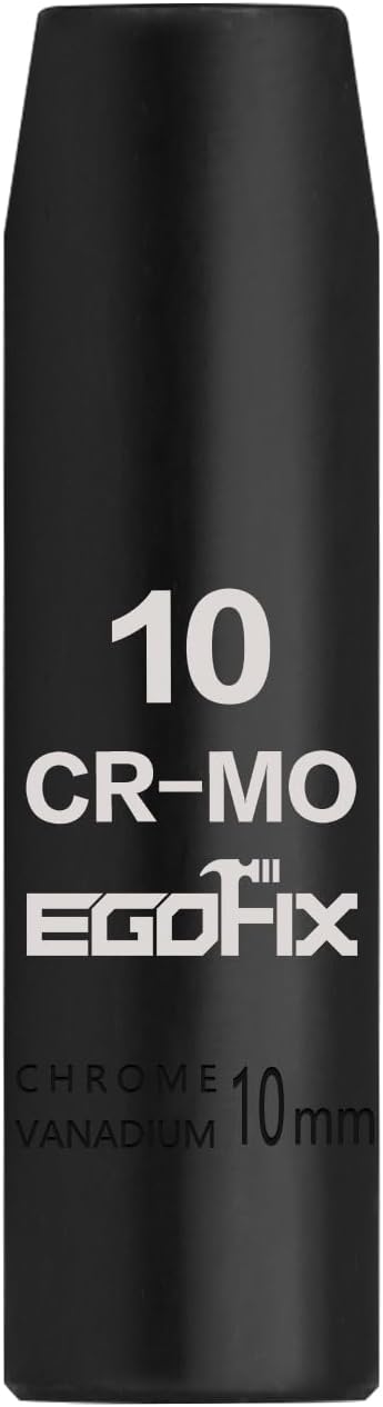 1/2" Drive Deep Impact Socket, 18mm Socket, CR-MO, Metric, 6 Point