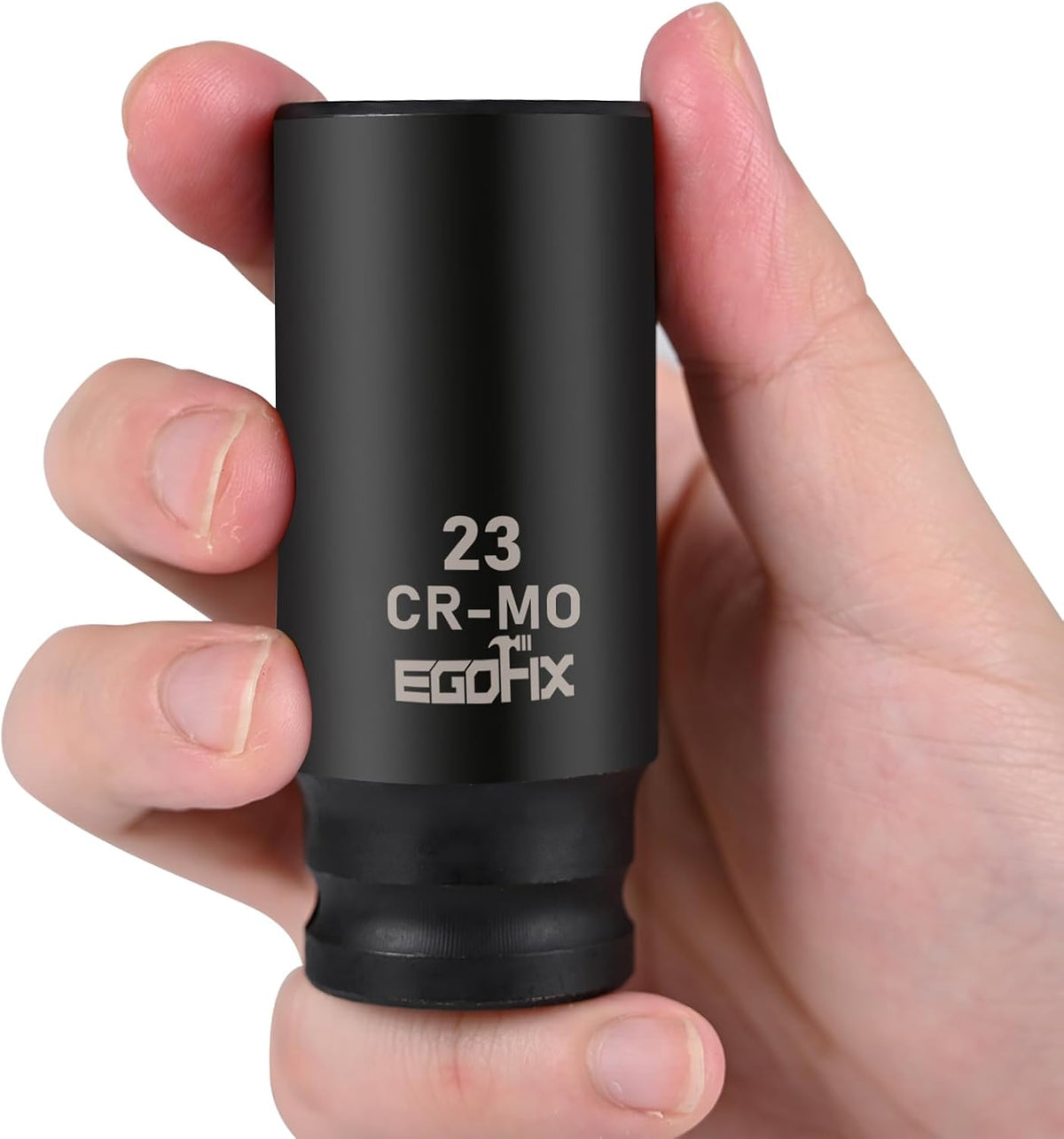 1/2" Drive Deep Impact Socket, 18mm Socket, CR-MO, Metric, 6 Point