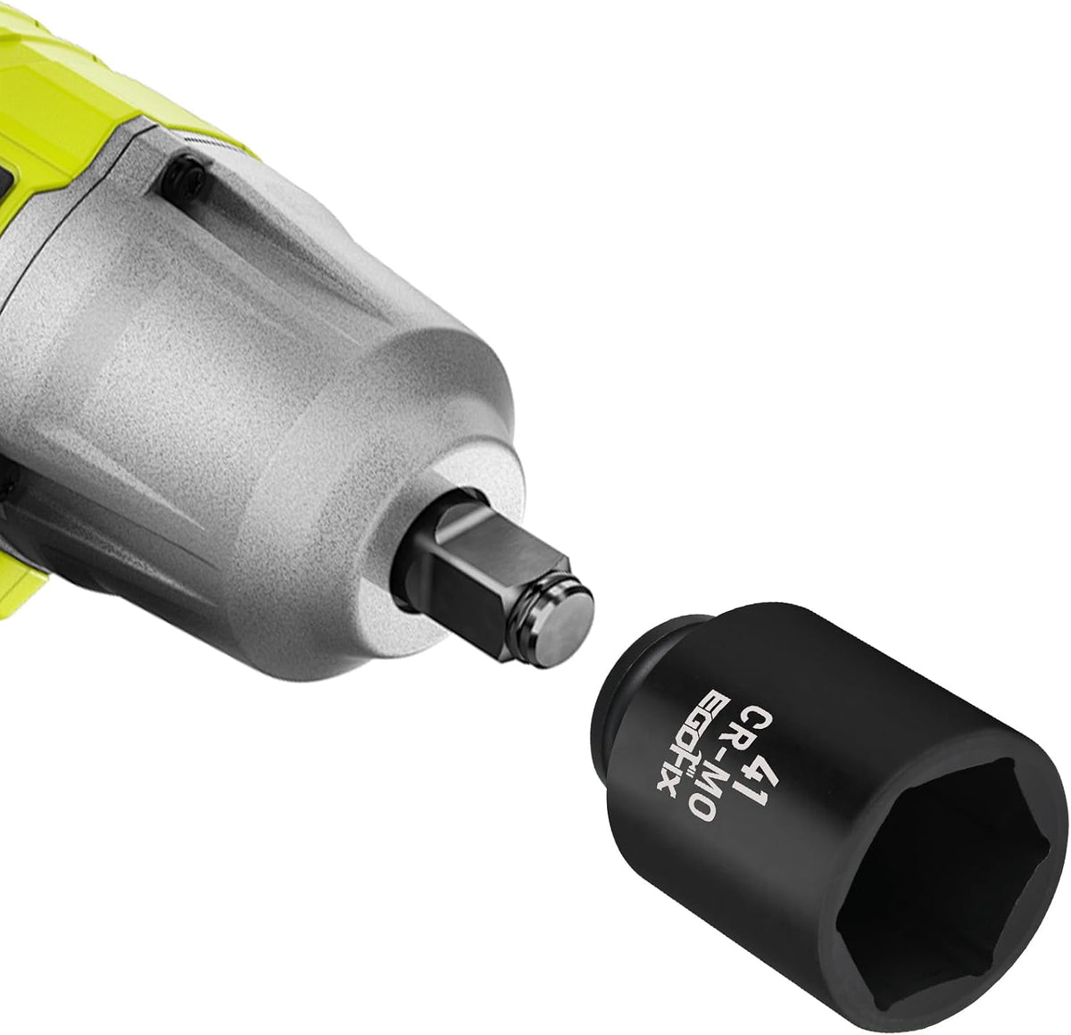 1/2" Drive Deep Impact Socket, 18mm Socket, CR-MO, Metric, 6 Point