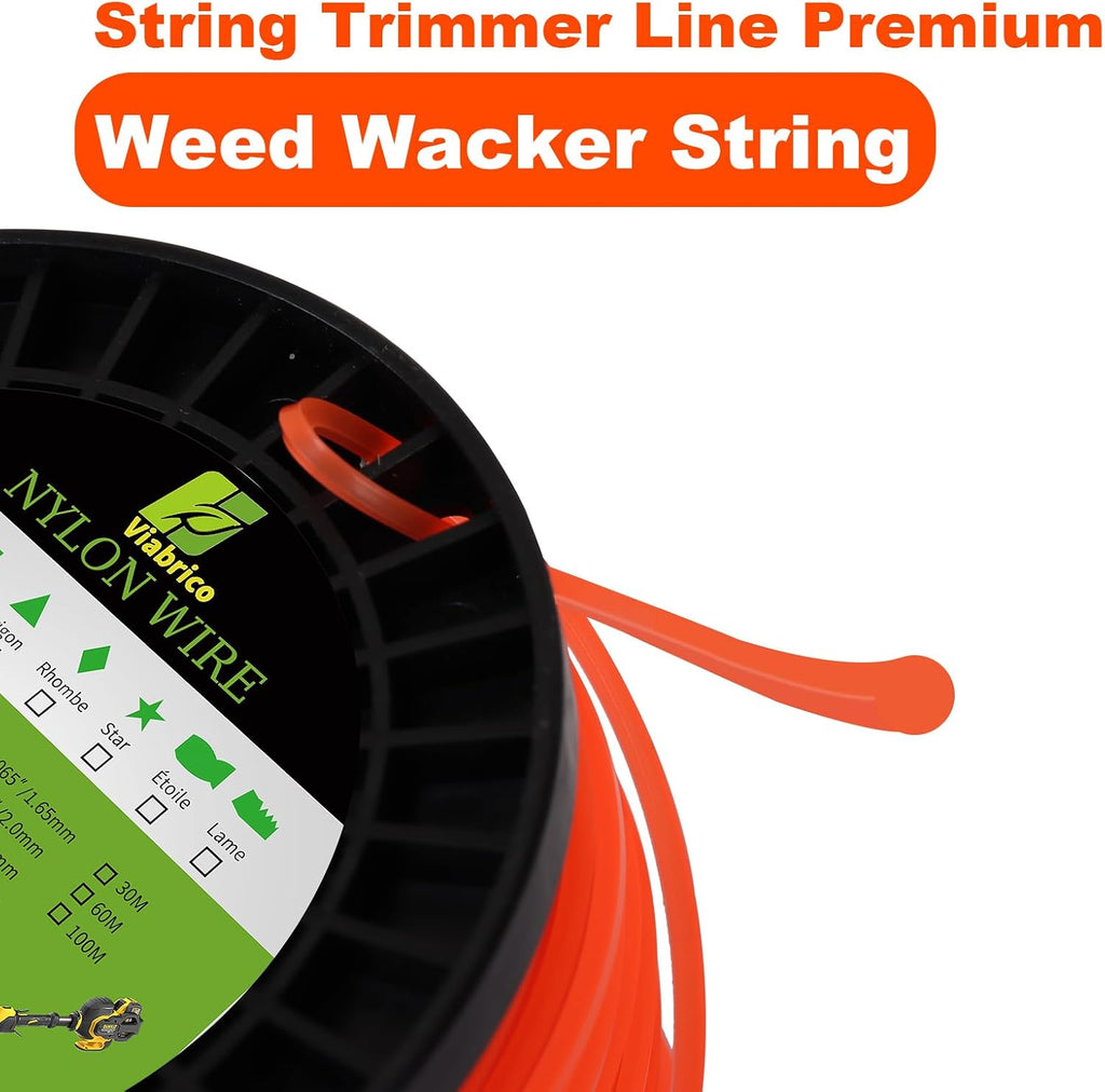 .065" Weed Eater String 820FT x 1.2LB Round String Trimmer Line