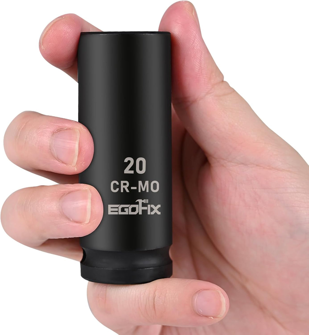 1/2" Drive Deep Impact Socket, 18mm Socket, CR-MO, Metric, 6 Point