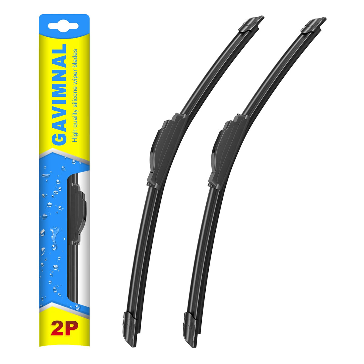 15"+15" Silicone Wiper Blades Replacement For Jeep Wrangler JK 2007-2018