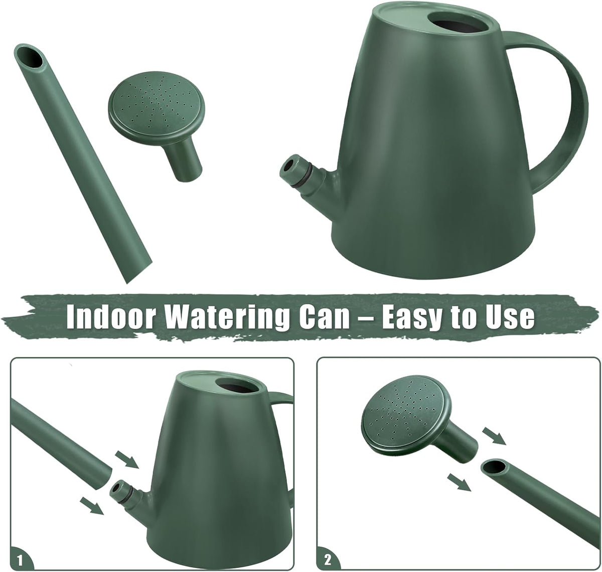 0.48 Gallon Watering Can, Watering Can Indoor Plants, Small Water Can