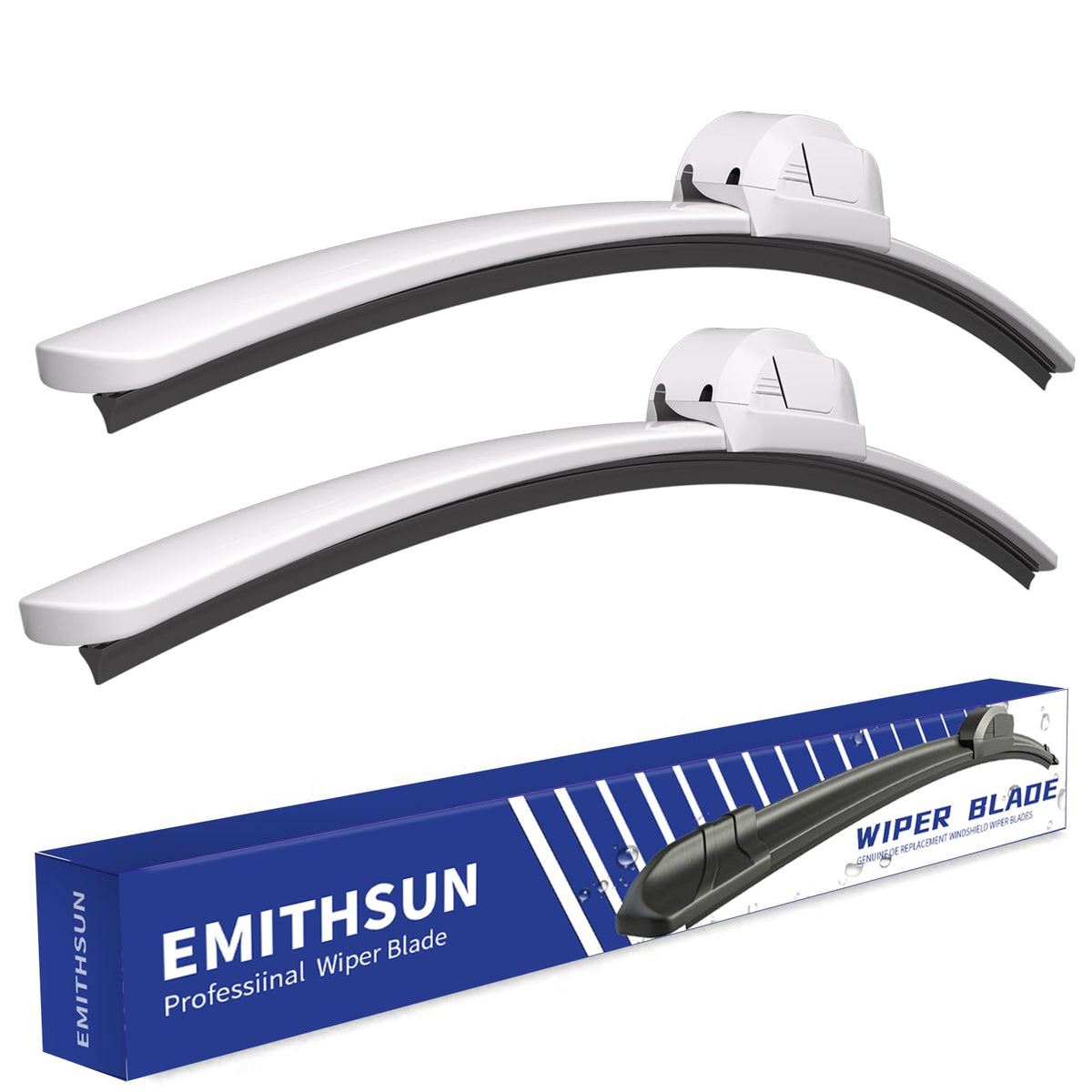 15"+15" Rose Red Windshield Wiper Blades(Set of 2)