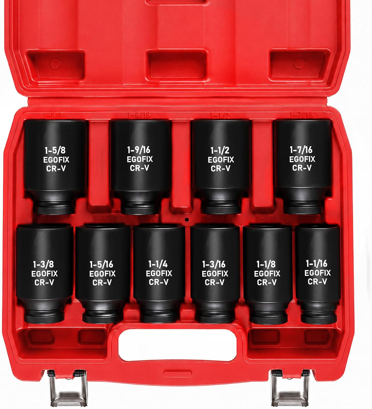 1/2" Drive Deep Impact Socket, 18mm Socket, CR-MO, Metric, 6 Point