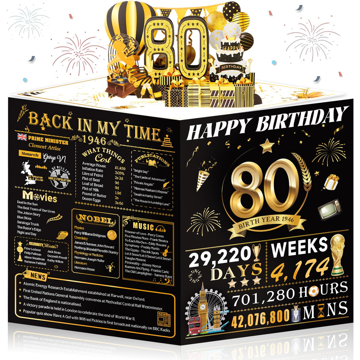 16th Birthday Card for Girl Boy Son Daughter, Big Pop Up 16th Birthday Cards for Grandson Granddaughter, Back In 2010 Funny 16 Year Old Birthday Decorations