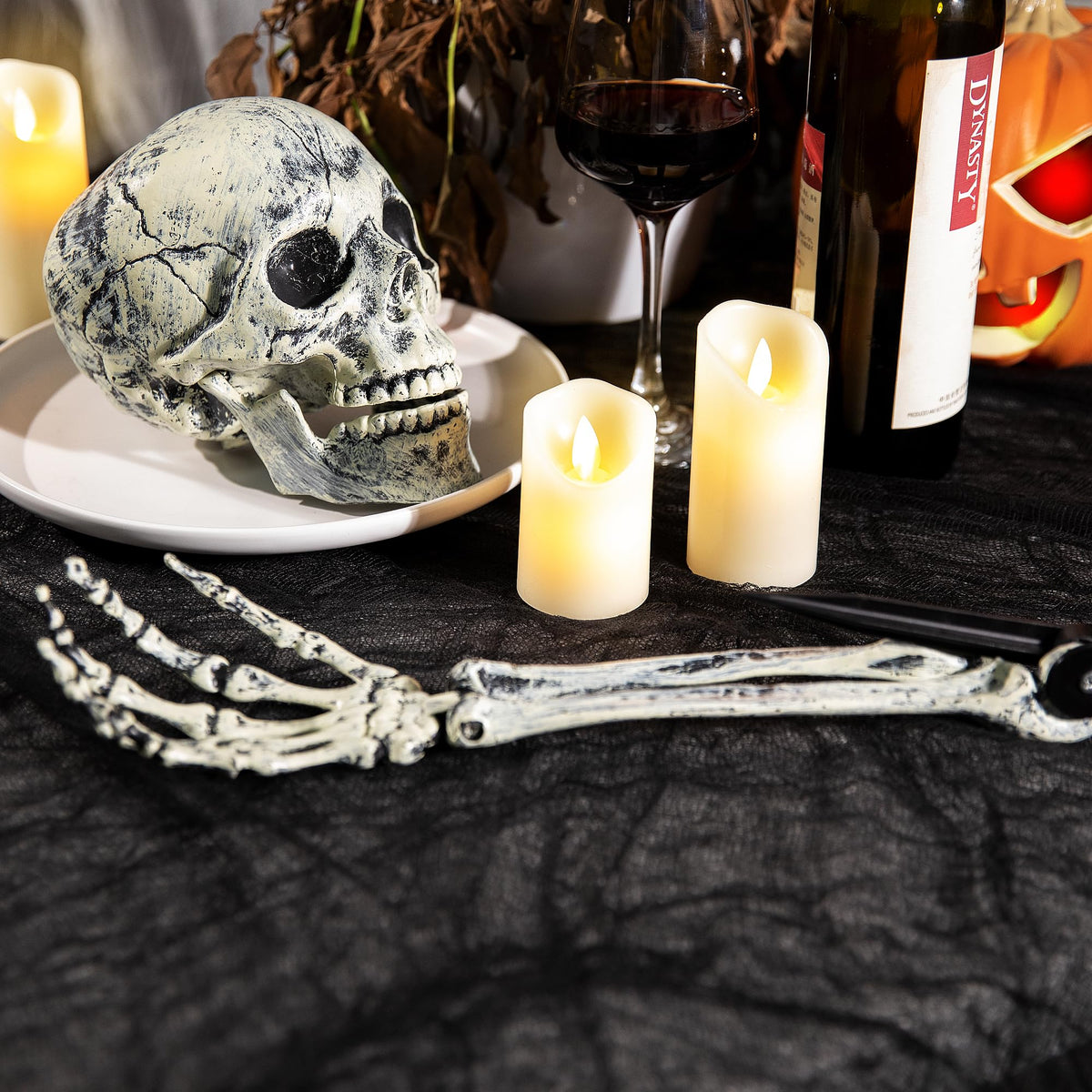 197" x 85" Halloween Creepy Cloth,Spooky Fabric Gauze for Party Decoration