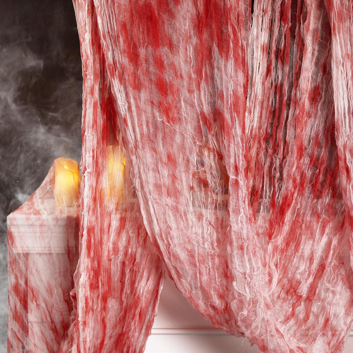 197" x 85" Halloween Creepy Cloth,Spooky Fabric Gauze for Party Decoration