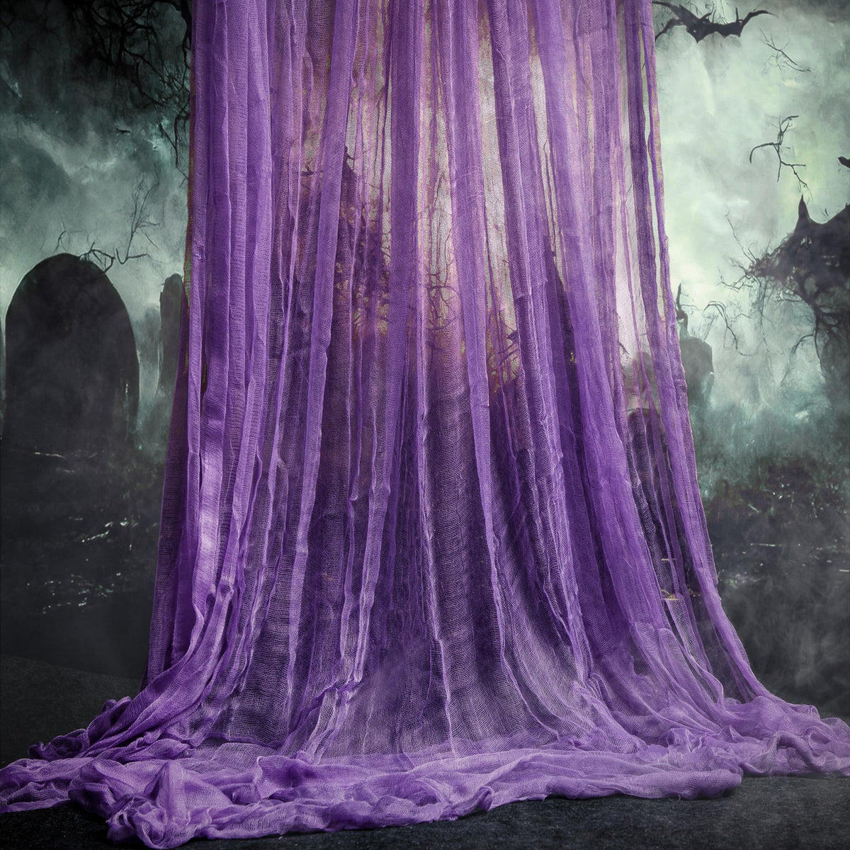 197" x 85" Halloween Creepy Cloth,Spooky Fabric Gauze for Party Decoration