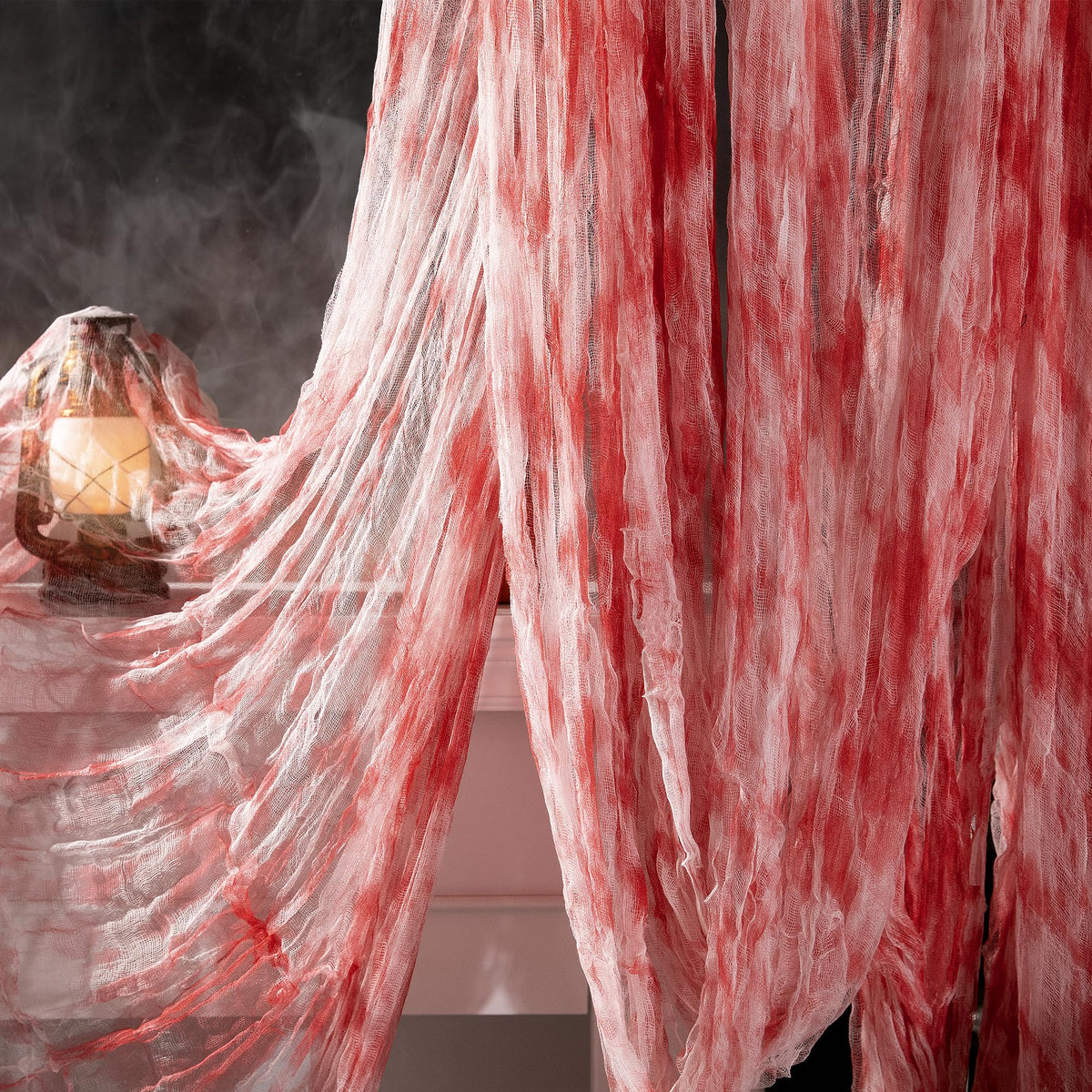 197" x 85" Halloween Creepy Cloth,Spooky Fabric Gauze for Party Decoration